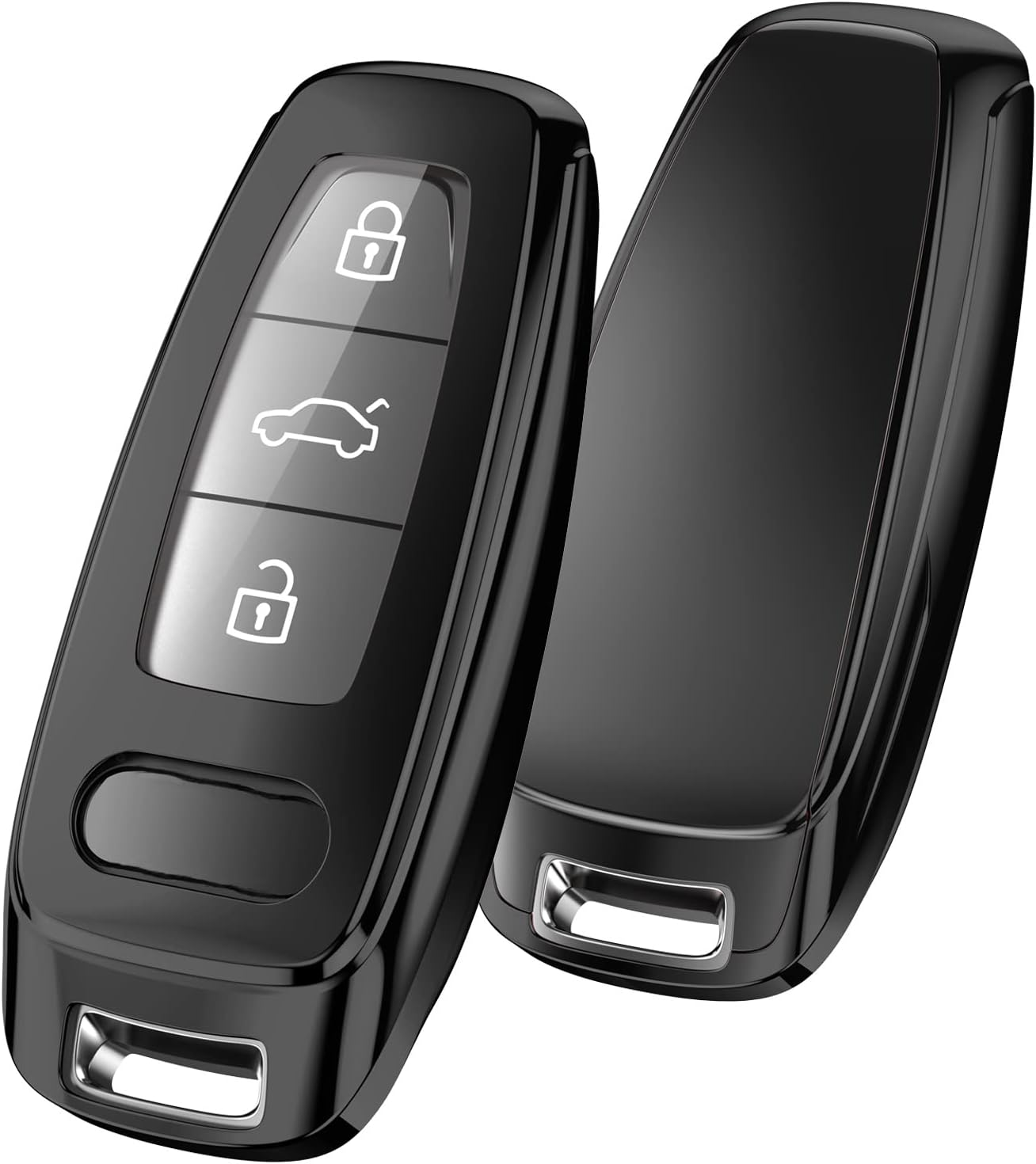 ELOHEI for Audi Key Fob Cover, Special Soft TPU Key Case Cover