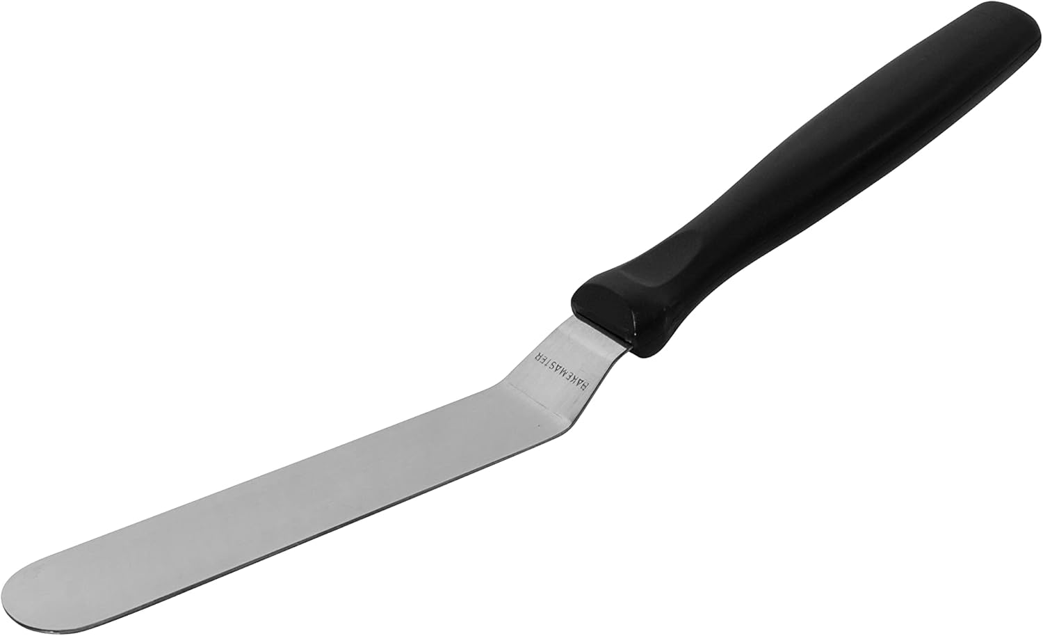 Global Bakemaster Cranked Palette Knife, 4.5" Black Food Spatula