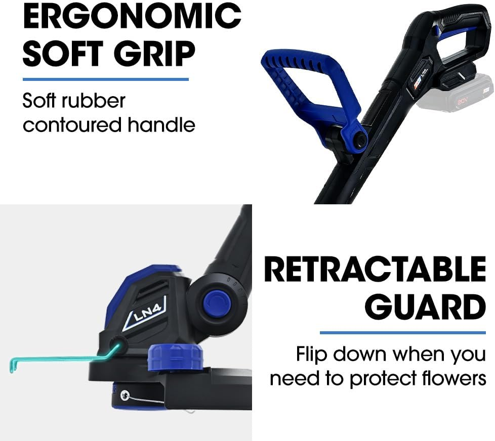 Powerblade LN4 20V Cordless Electric Line Trimmer & Garden Edger, Skin Only image number 6