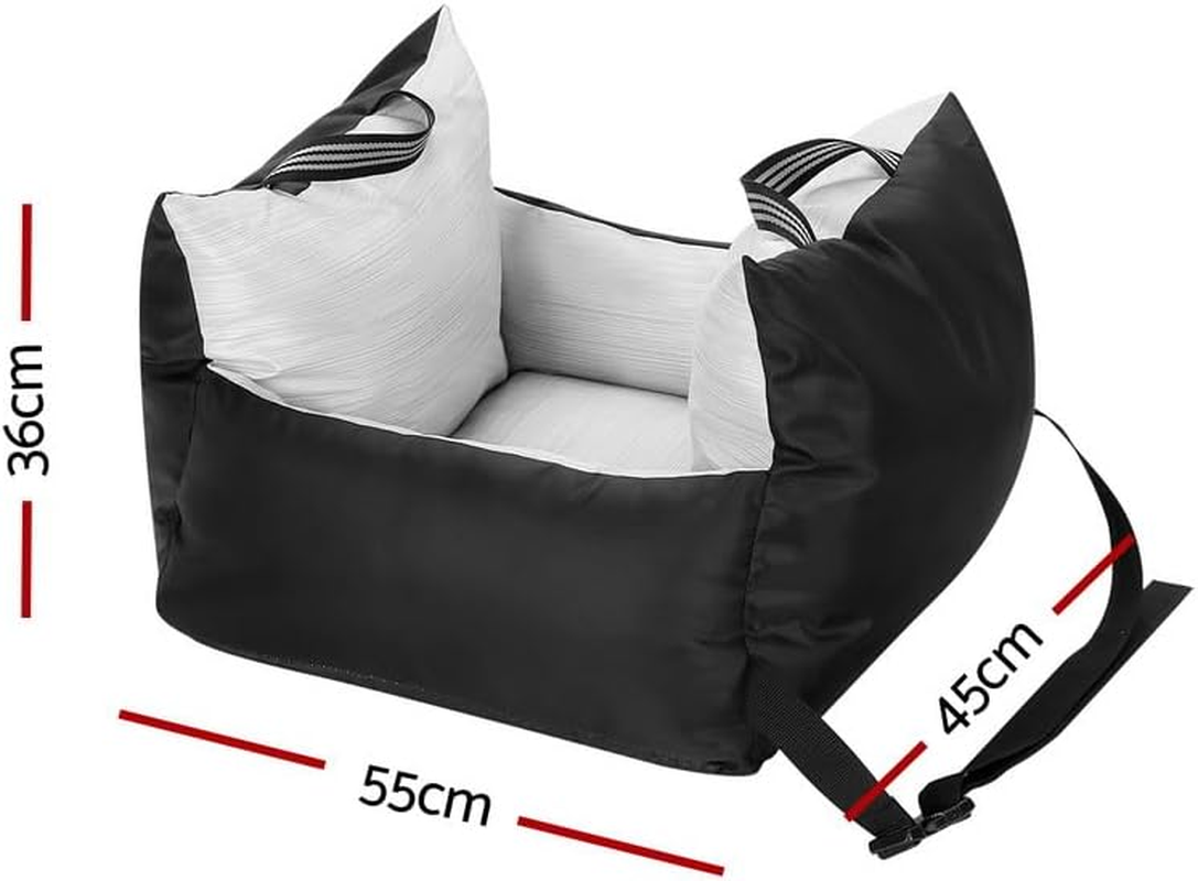 I.Pet Dog Car Seat Booster Cover Dog Bed Portable Waterproof Belt Non Slip image number 4
