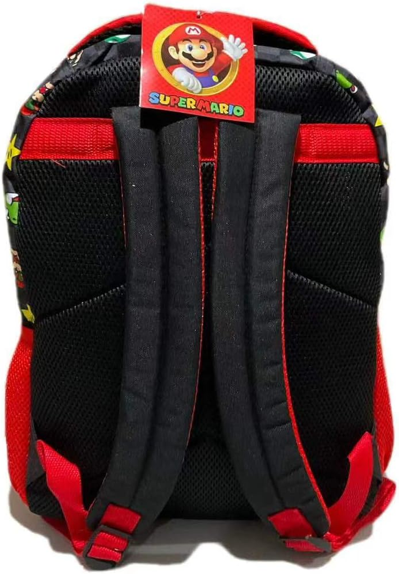 AI ACCESSORY INNOVATIONS Sonic the Hedgehog 16 Inch Character Print Backpack - Super Mario Blue image number 2