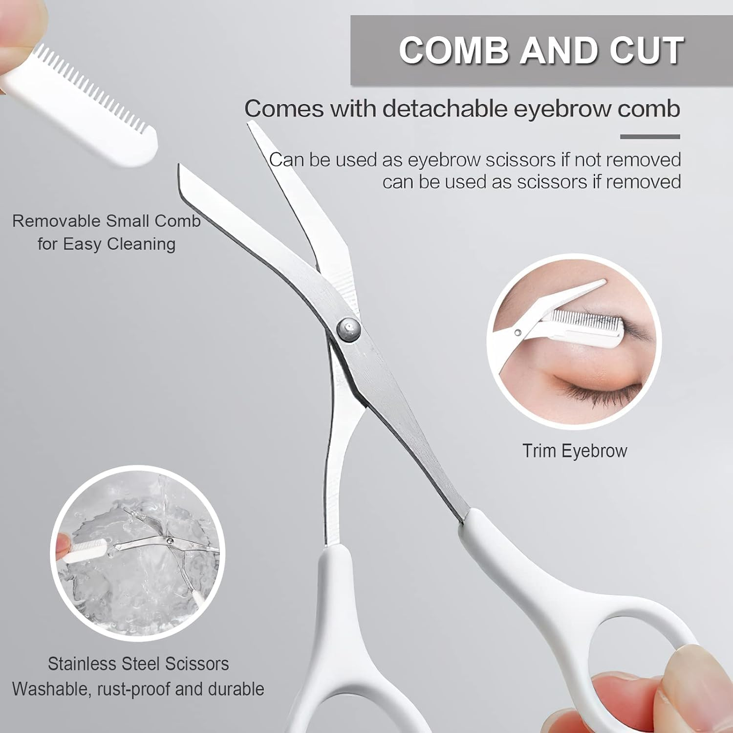 WADY Razor for Women Face, Eyebrow Razor, Eyebrow Razor Kit, Professional Dermaplaning Tool for Peach Fuzz, Facial and Eyebrow Hair Removal, Gentle Skin Exfoliation Blade (6Pcs) image number 6