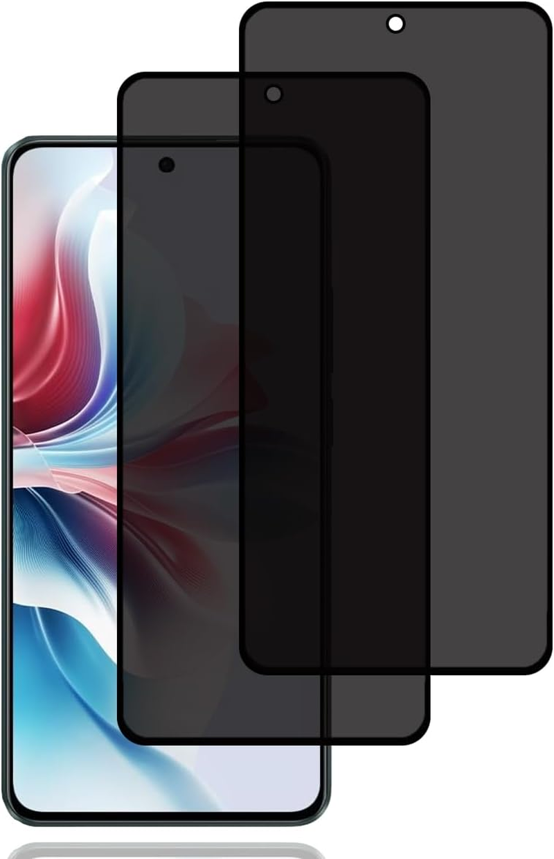 Privacy Screen Protector for Oppo Reno11 F 5G/Reno 11 F 5G [2 Pack], Anti-Spy Tempered Glass Film, 9H Hardness, anti Scratch, anti Fingerprint, Bubble-Free, Anti-Spy Screen Protector for Oppo Reno11 F image number 5