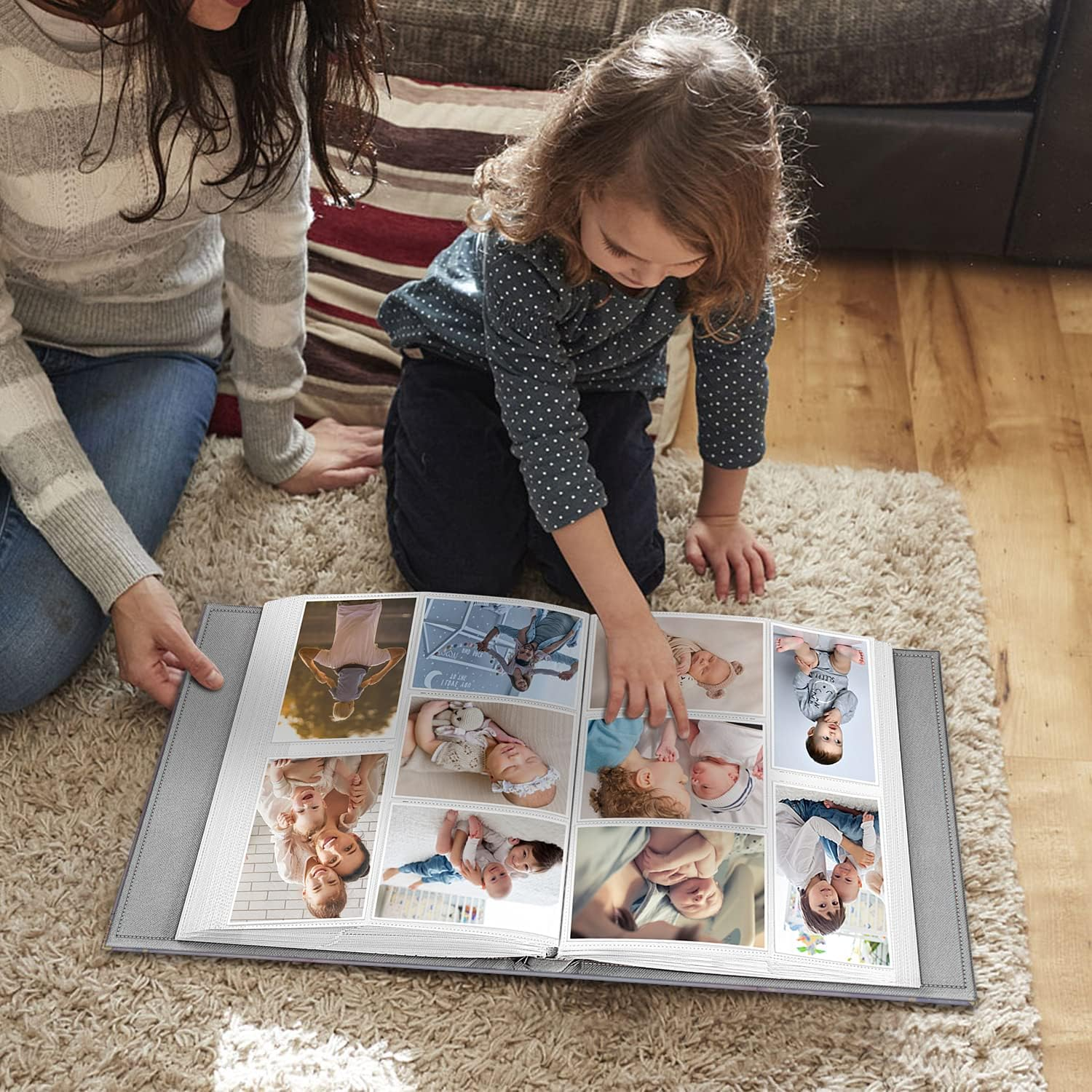 Fintie Photo Album 4X6 Photos - 600 Pockets Large Capacity Photo Book Cover for Family Wedding Anniversary Baby Vacation Pictures, Dreamy Marble image number 3