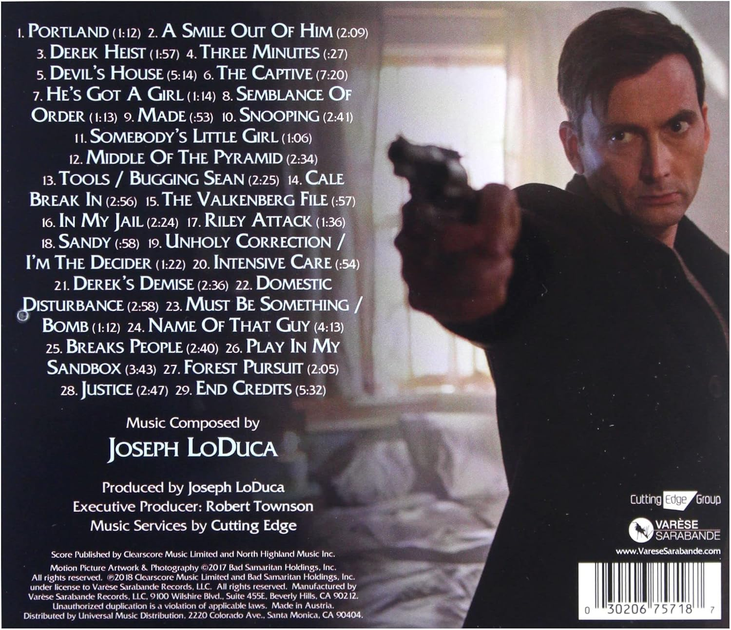 Varese Sarabande Joseph Loduca - Bad Samaritan CD image number 1
