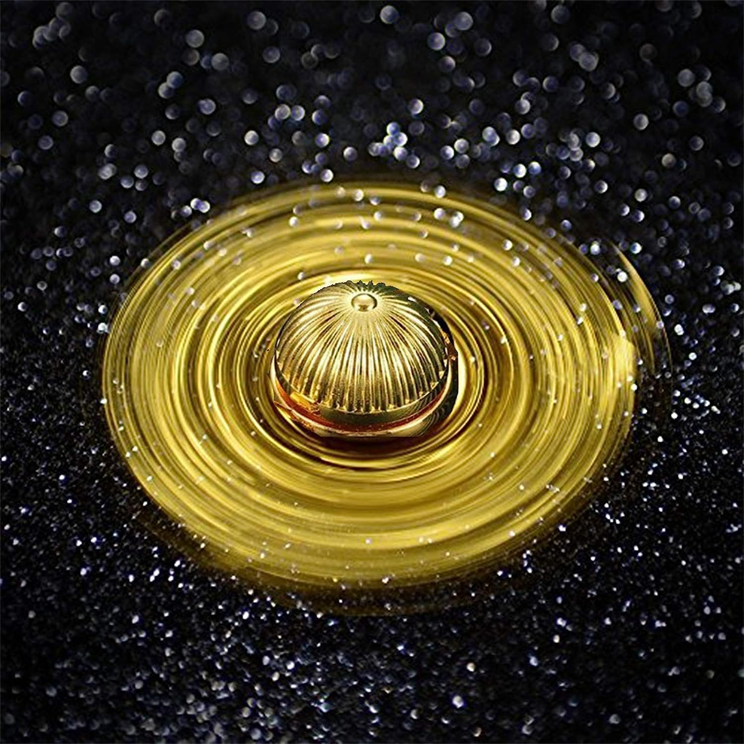 Fidget Hand Spinner Toys for Kids Adults, Sensory Magic Orb Gifts for Fans of the Medieval Magical World, Idea Finger Toys for Stress Relief anti Anxiety(Golden)