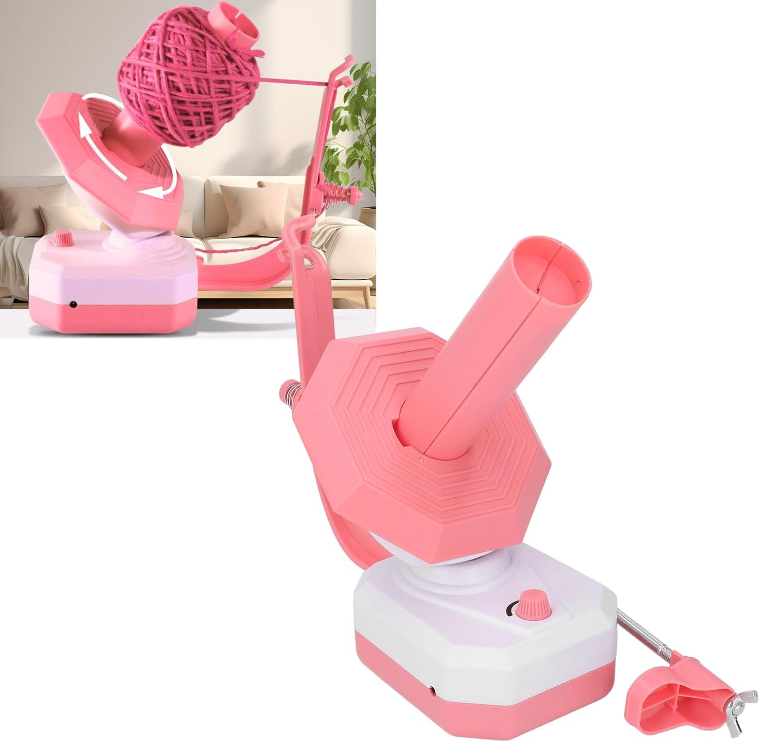 Yarn Winder, Electric Yarn Ball Winder for Crocheting, save Time and Effort, Yarn Spinner with USB Interface, Yarn Winder Wool, the Helper for Knitting Enthusiast
