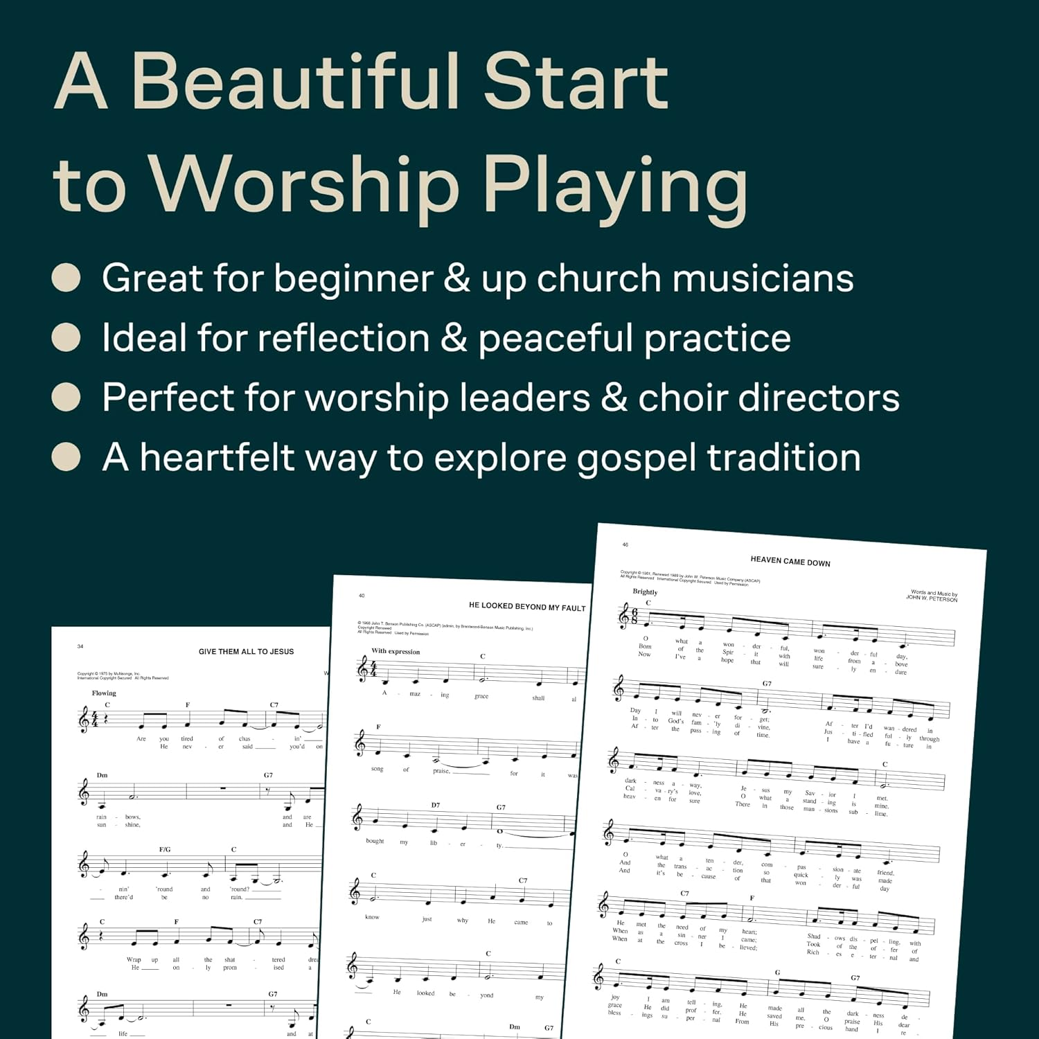 The Easy Gospel Fake Book: over 100 Songs in the Key of "C" image number 1