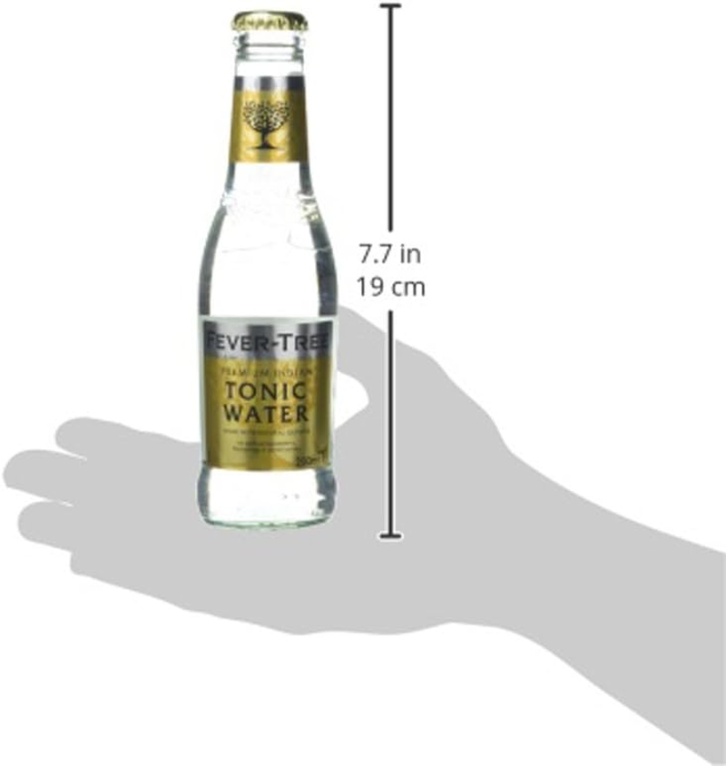 Fever Tree Premium Indian Tonic Water Bottles, 200 Ml (Pack of 24) image number 1
