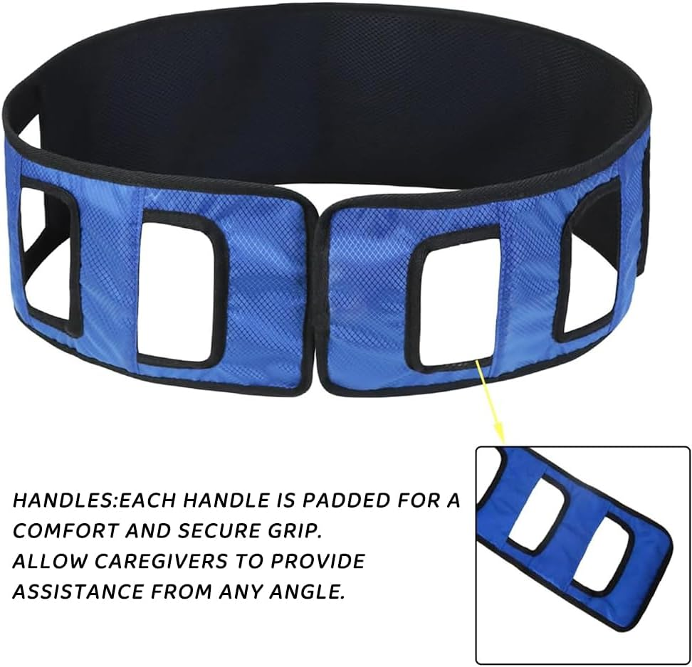 Padded Transfer Belt &ndash; Mobility Standing Assist Sling for Seniors, Handicap and Bariatric Patients, Lift Aid for Safe Transfers from Bed, Car and Chair image number 6