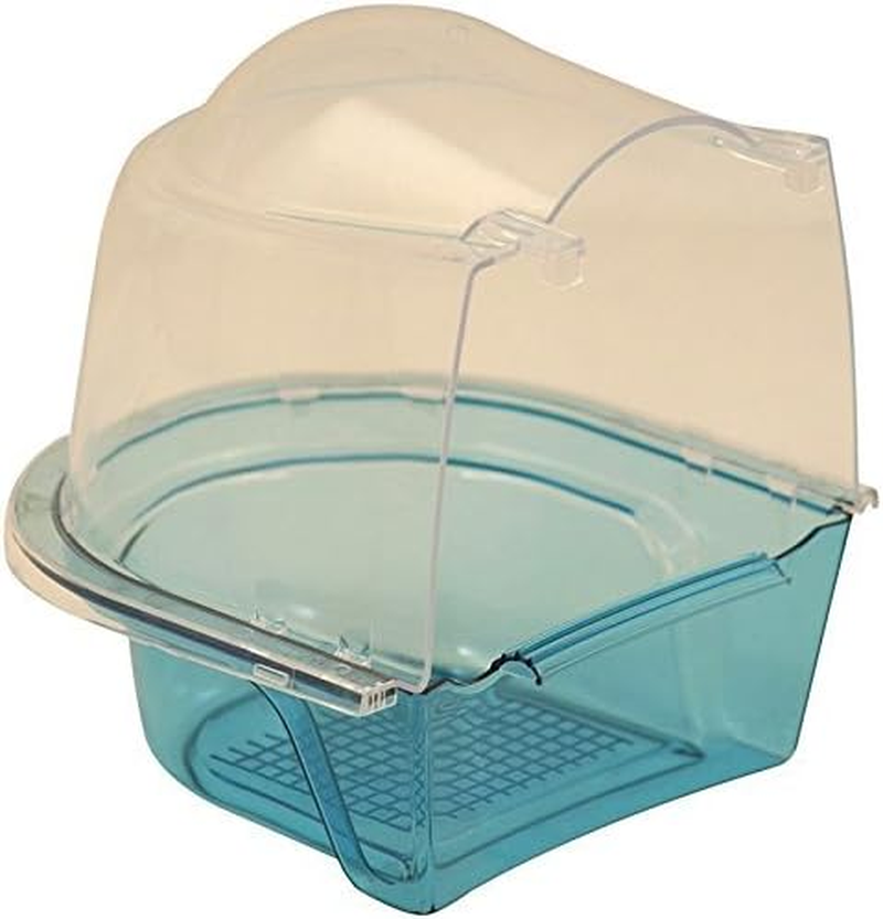 SAVIC Splash Bathing Case for Small Birds, Blue