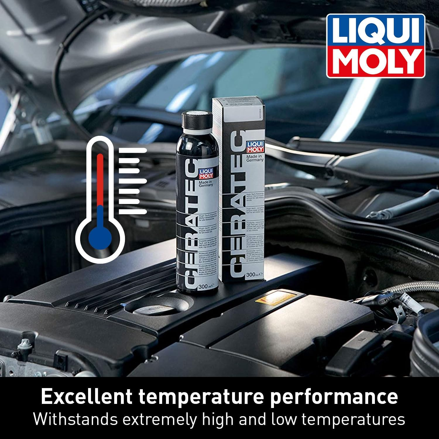 LIQUI MOLY Oil Additive Cera Tec 20002 Ceramic Wear & Tear Protection for Petrol & Diesel Engines Smoother Engine Performance, Less Friction & Lower Fuel Consumption 300 Ml image number 2