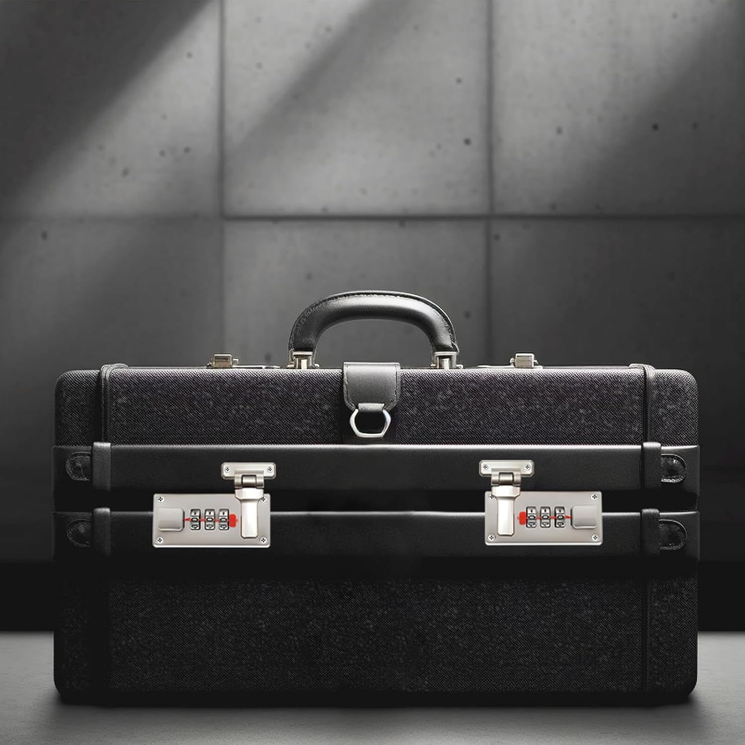 2 Vanity Case Buckle, Luggage Combination Lock, Toolbox Buckle with Combination Lock, 3 Position Password Lock (Pearl Nickel) - Pearl Nickel image number 4