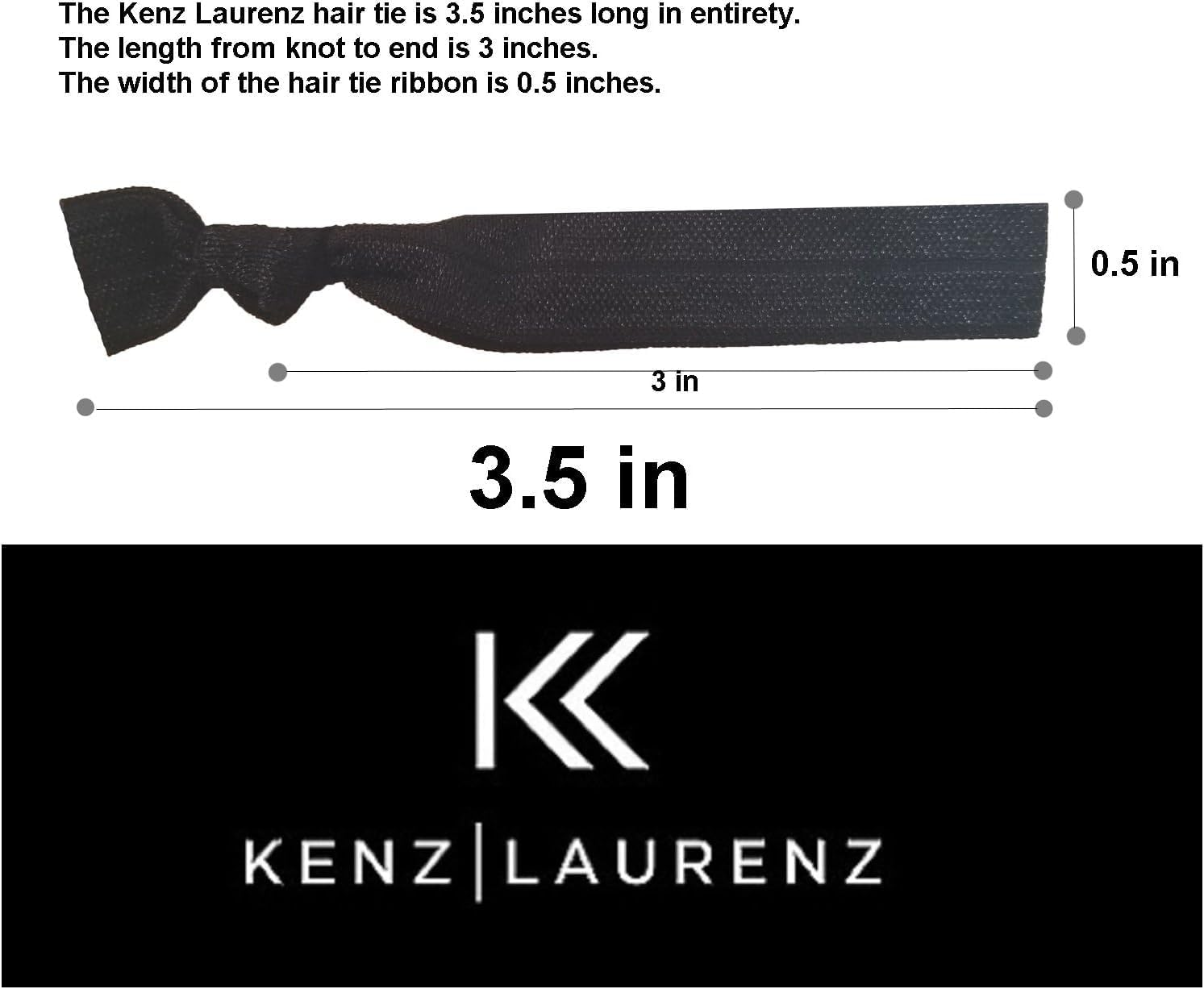 Ribbon Hair Ties - Neutral Tones 10 Pack by ZKBDBWTR