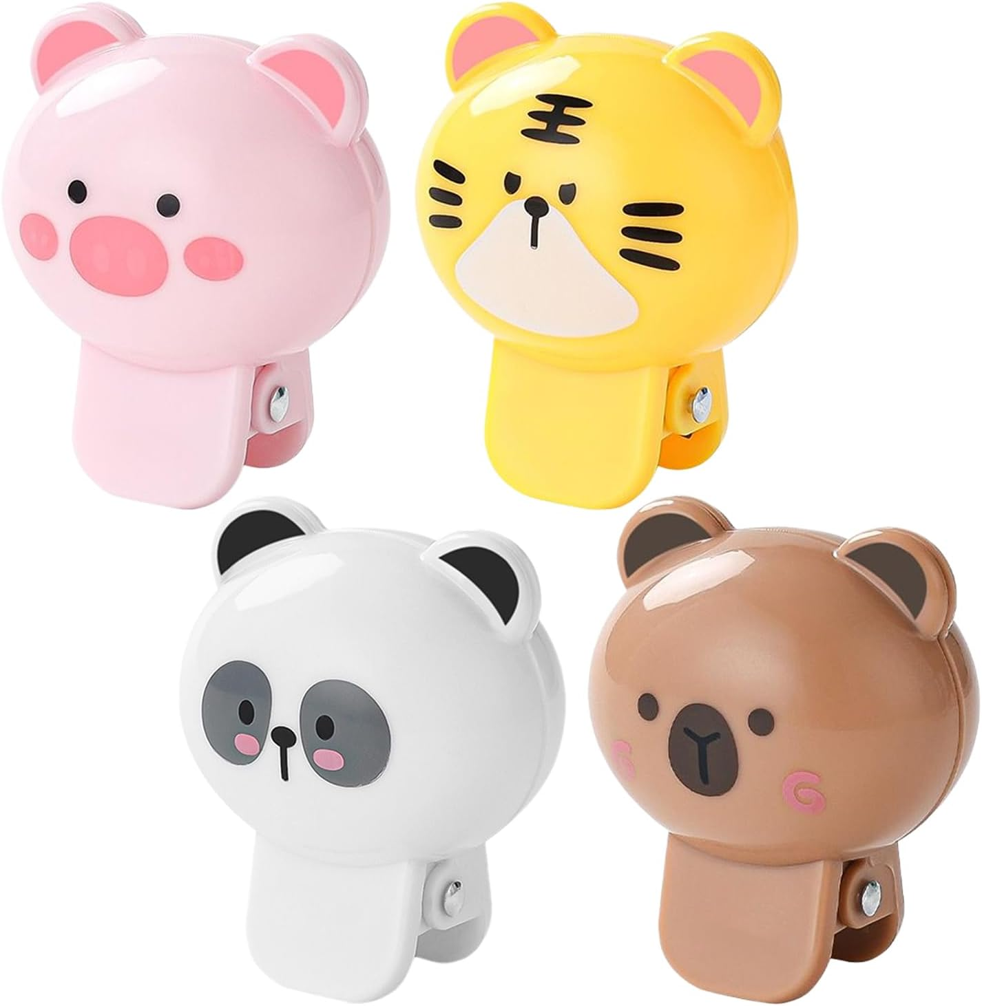 Parlayildiz Toothbrush Cover Cap Animal Manual Toothbrush Head Protector, Set of 4 Clip-On Protector for Adults Kids Elderly image number 5