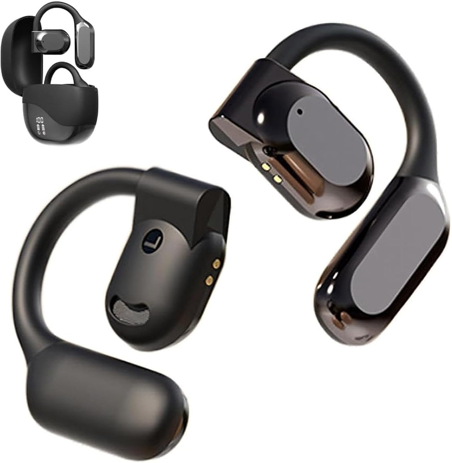 Ai Translating Ear Buds - Real Time Ai Language Translating Headphones,Instant Voice Translation 144 Languages Play Music Over-Ear for Business Learning