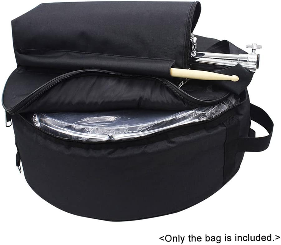 Snare Drum Bag, Durable 14 Inch Snare Drum Bag Backpack Case with Shoulder Strap outside Pockets image number 2