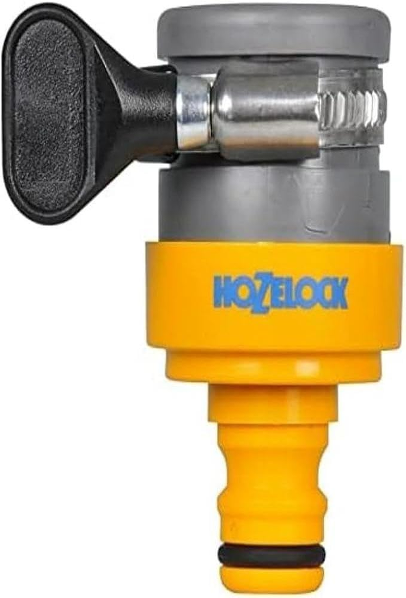 Hozelock round Tap Connector, 18 Mm Tap Size, Yellow, 1 image number 1