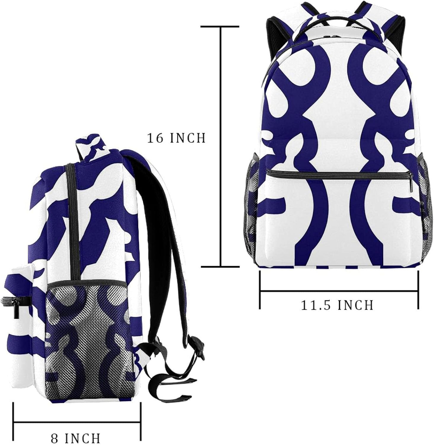 Browning Backpack Students Shoulder Bags Travel Bag College School Tote Backpacks image number 2