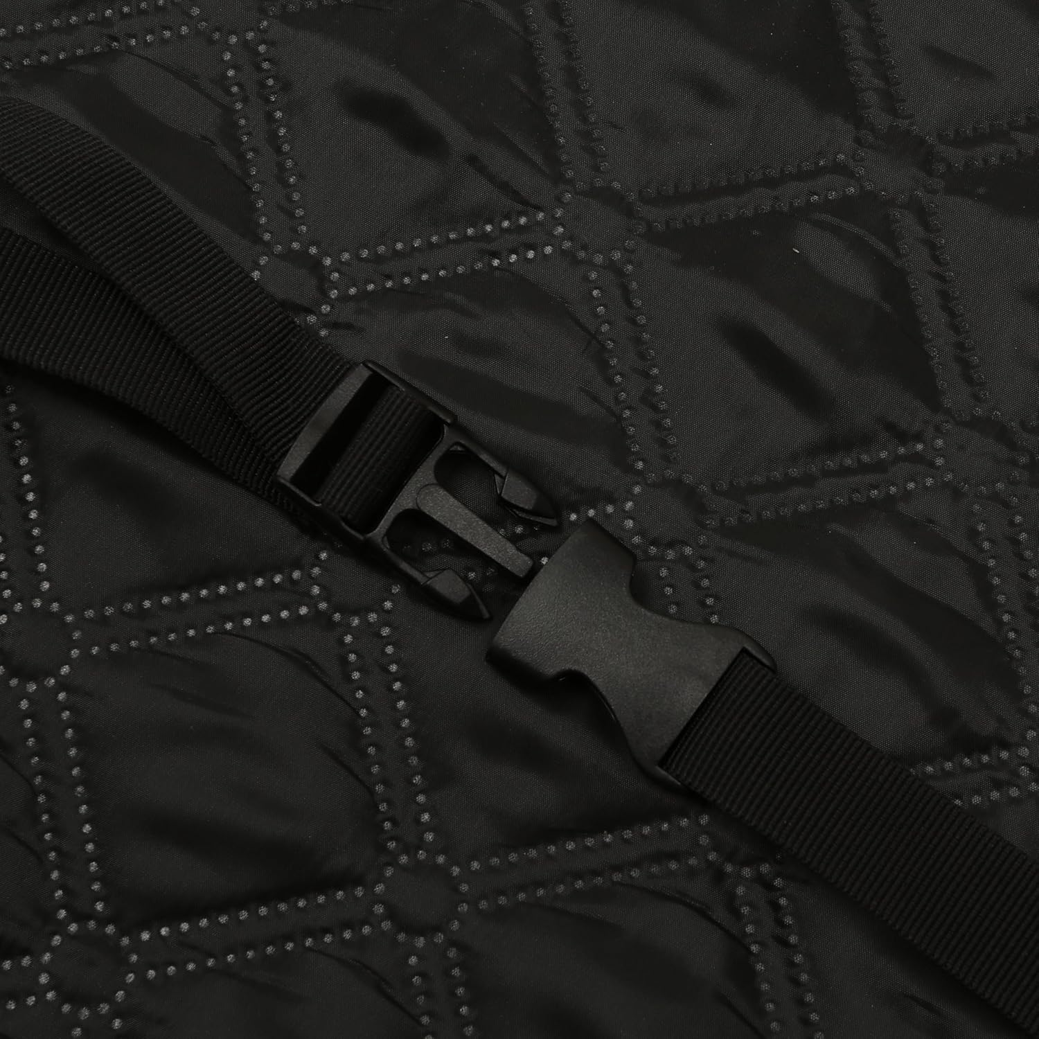 Charlie'S Adventure Durable Water-Resistant Fabric Pet Dogs Car Seat Protector Safety Belt with Convenient Pocket Storage Travel Essentials Compact Portable Comfy and Cosy - Front Seat Cover Black