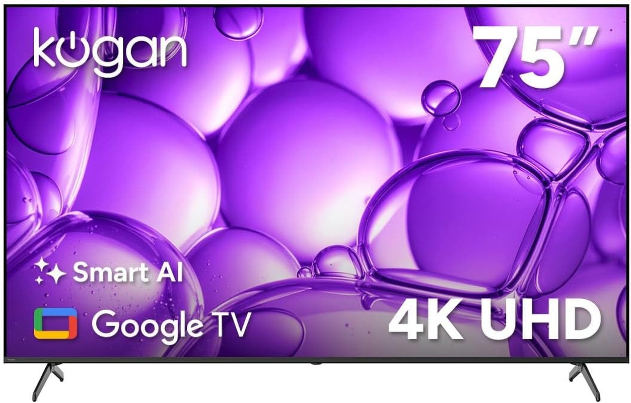 Kogan 75" LED 4K Smart AI Google TV - U95T - KALED75U95TB - 75 Inch image number 2