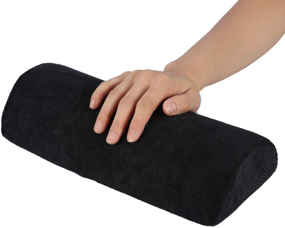 Soft Sponge Manicure Nail Hand Rest Cushion, Nail Art Table Holder Pad, Arm Rest Pillow for Ladies Girls Manicure, Detachable Washable Nail Salon Accessories Tools image number 1