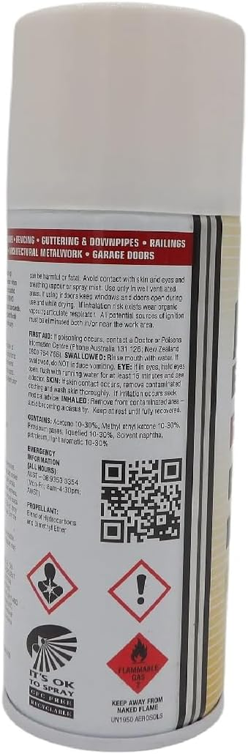 Anchor Bond Touch-Up Spray Paint 150 G, Dover White/Bulla White image number 1