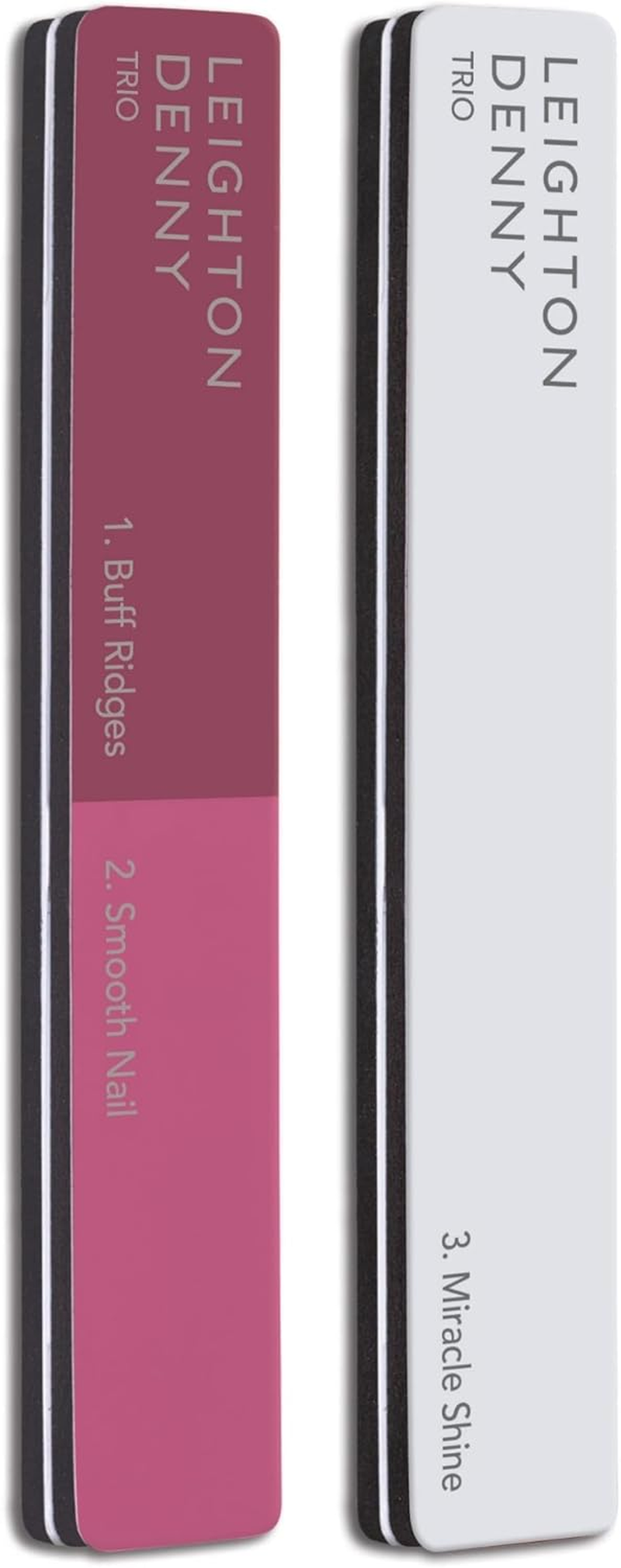 LEIGHTON DENNY Shape & Shine - Small Crystal Nail File & 3-In-1 Nail Buffer - Vegan image number 4