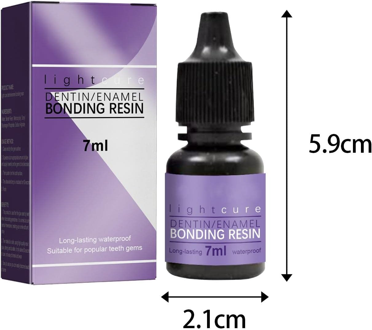 OIIBWQ 2X Teeth Decoration Glue/7 Ml/Hardening Glue for Girls/Women/Teeth Decoration/Solidify the Decoration Application of Rhinestones