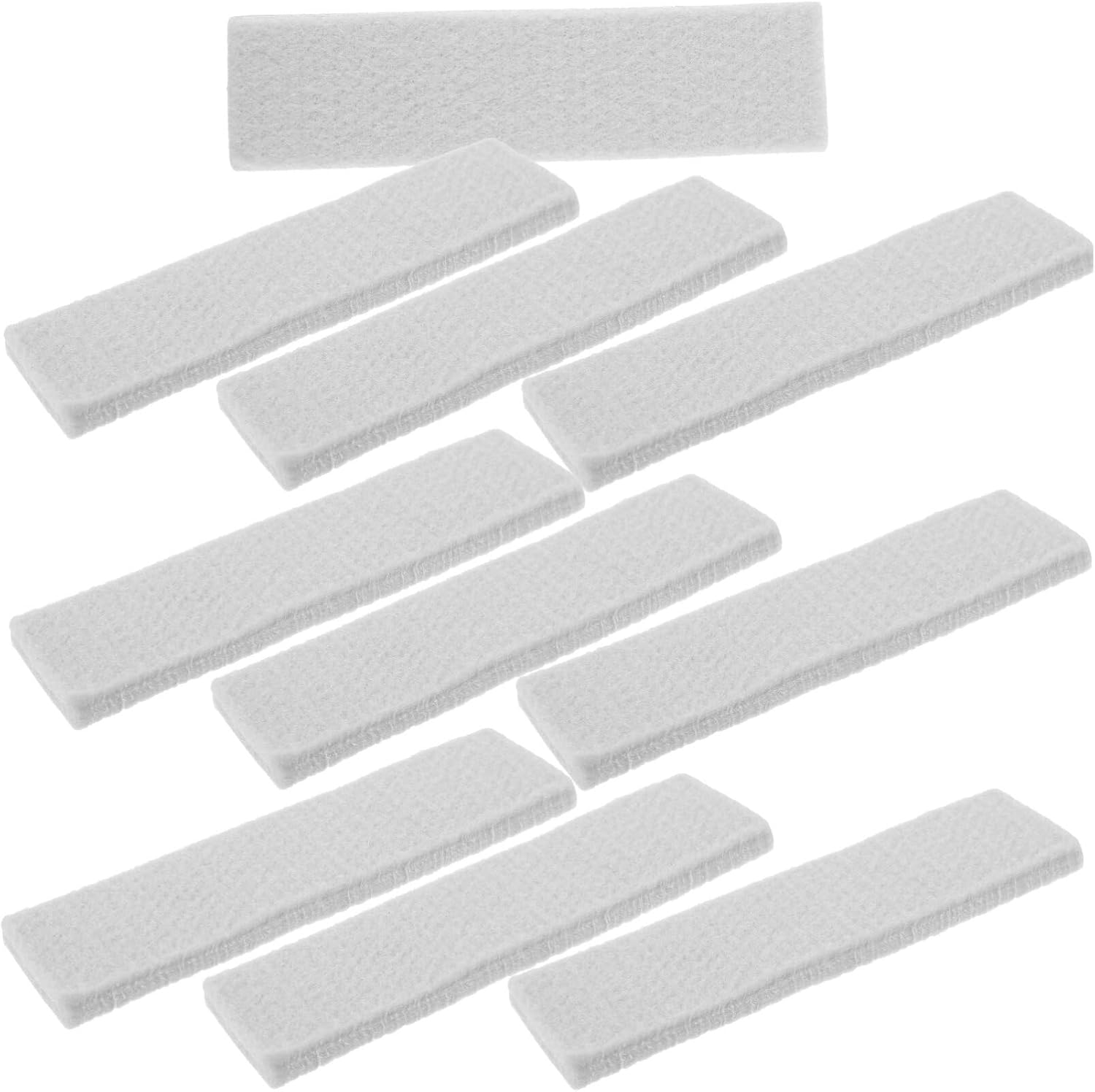 Milisten 10 Pcs Bike Brake Pads Exercise Bike Brake Pads Felt Drag Pad Bike Brake Pads Blocks for Fitness Bike Cycle Brake Replacement Light Grey