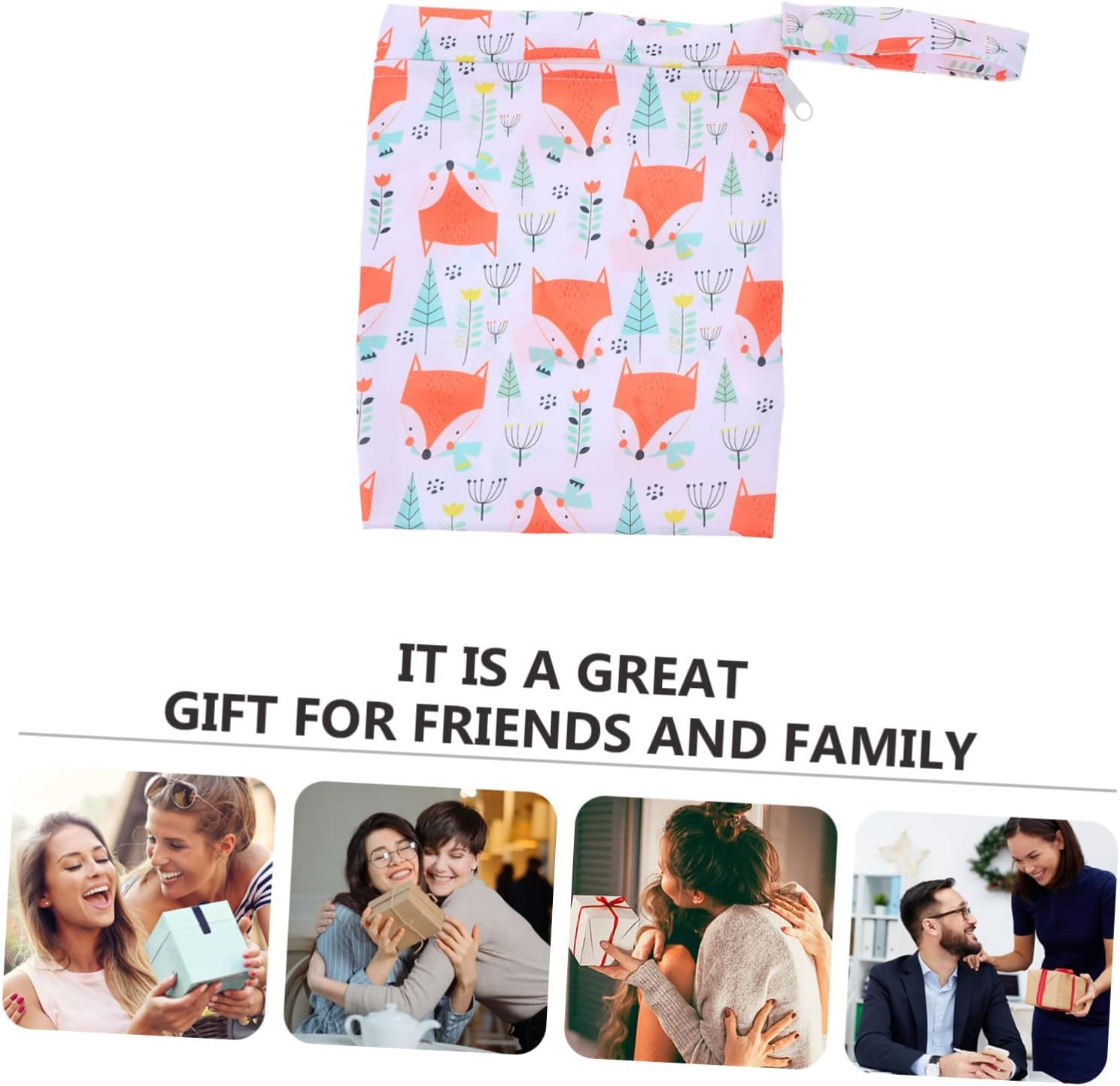 1Pc Portable Diaper Storage Pouch Wet Dry Bag for Essentials Cloth Diaper Organizer for Travel Camping and Nursery Lightweight and Breathable Design image number 6