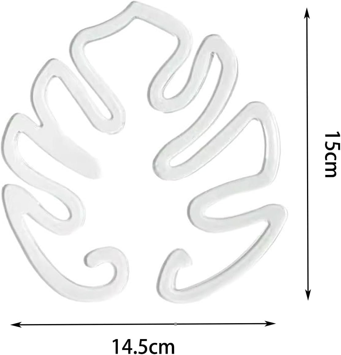 Plant Support 6PCS Anti-Collapse Magic Stem Holder Branch Collector Transparent Turtleback Bamboo Clip Transparent image number 6