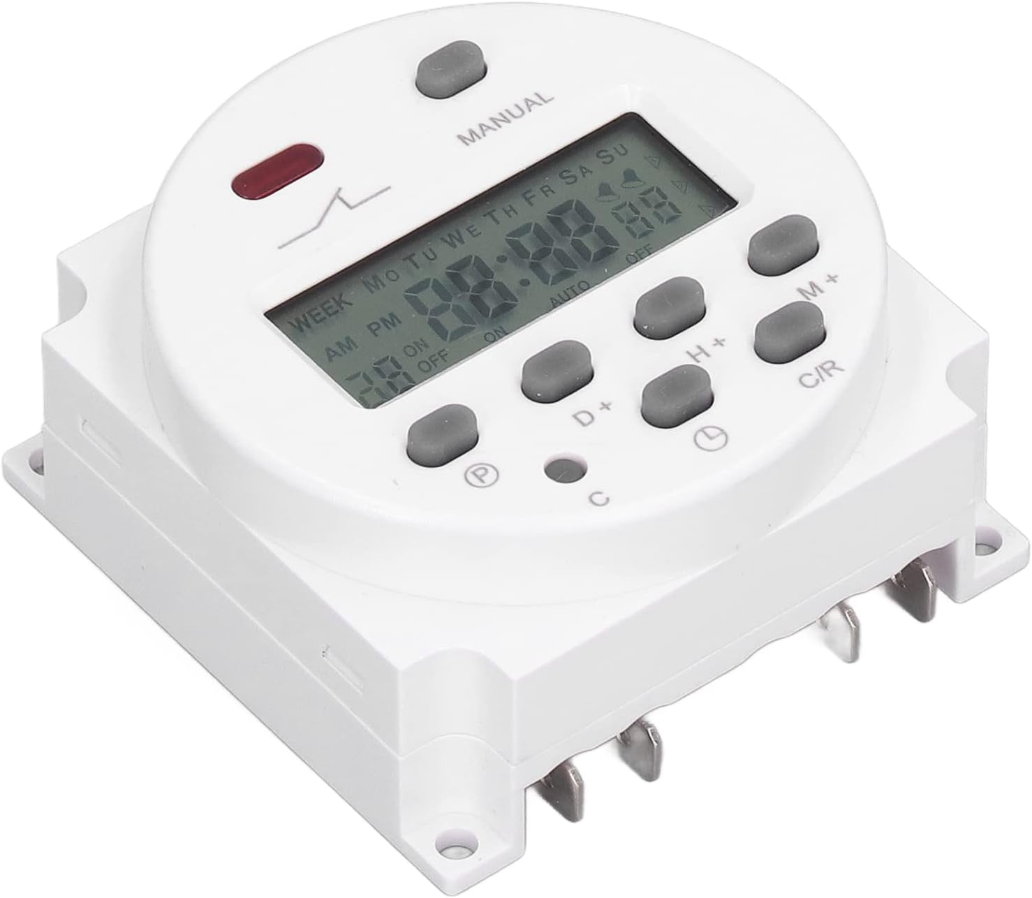 Programmable Timers, Electronic Timer Plug-In Wiring 16 Switching Programs for Household Appliances for Lighting Systems (AC220-240V) image number 5