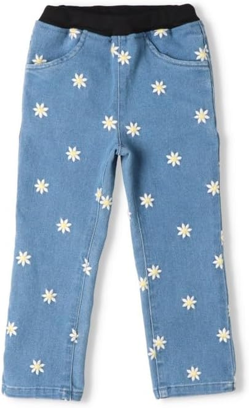 Crescent AA 130 Girls' Casual Pants, 25CS Shishu Denim Pants, Multicolored
