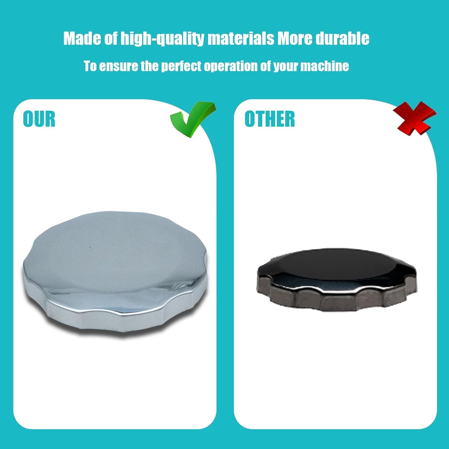 Gas Fuel Cap 0G84300105 Replacement for Generator 0H0775 0H1325A GP5500 GP2600 & Harbor Freight Predator 4000W 212CC 6.5HP 68729 6500W 420CC 13HP 63082 63083 Generator