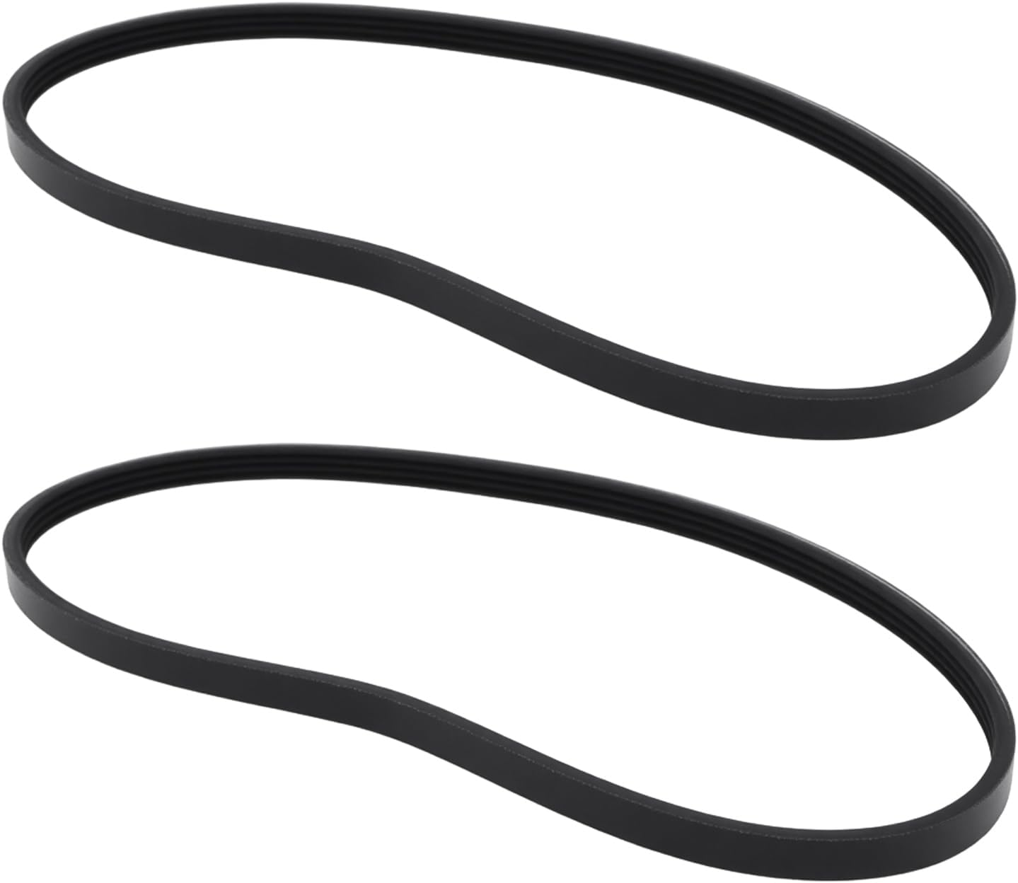 Ecsing 2Pcs Ribbed Drive Belt Bandsaw Belt Replacement 4Pj610 1-JL20020002 Compatible with Craftsman 119.224000 119.224010 24X0.37X0.13 Inch