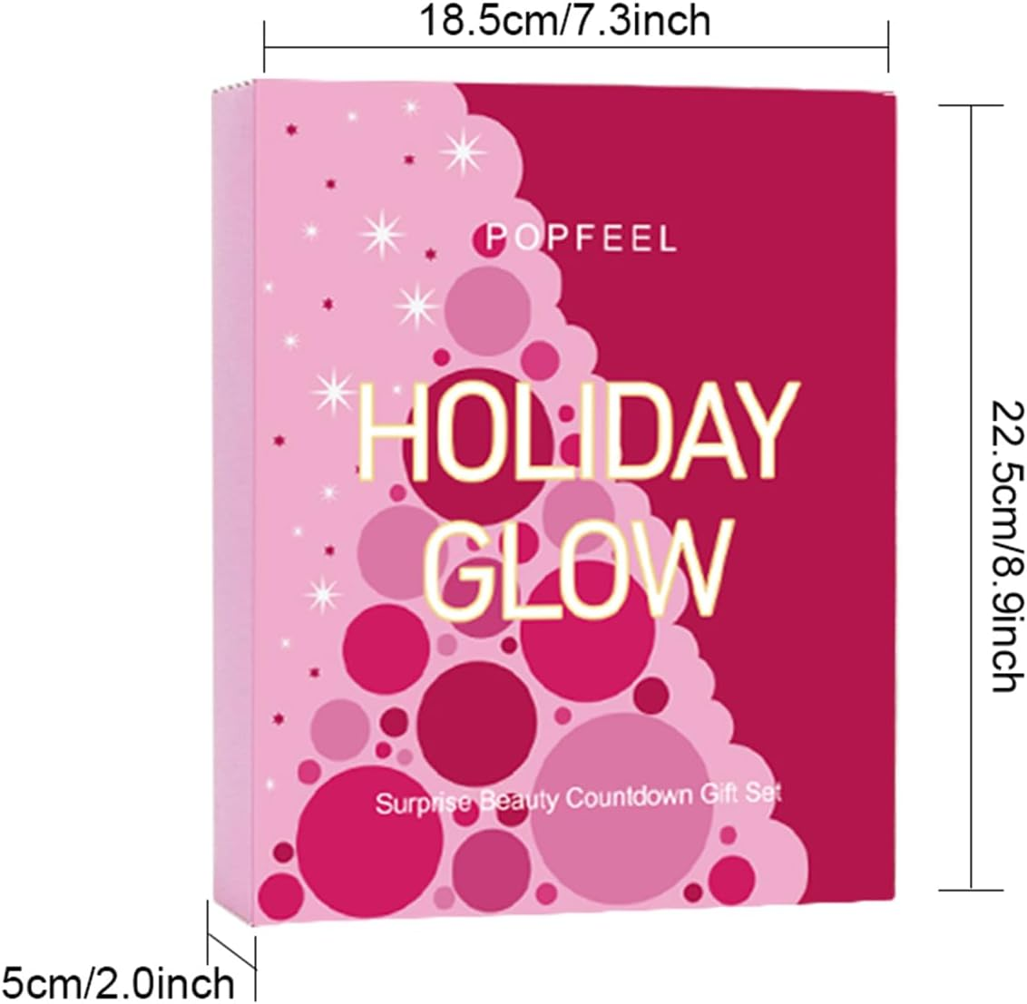 Dynaeuty Makeup Advent Calendar 2025, Christmas 24 Days Countdown Calendar Makeup Gift Set, Christmas Individual Gift Box Calendar for Women Full Kit - 01 image number 3