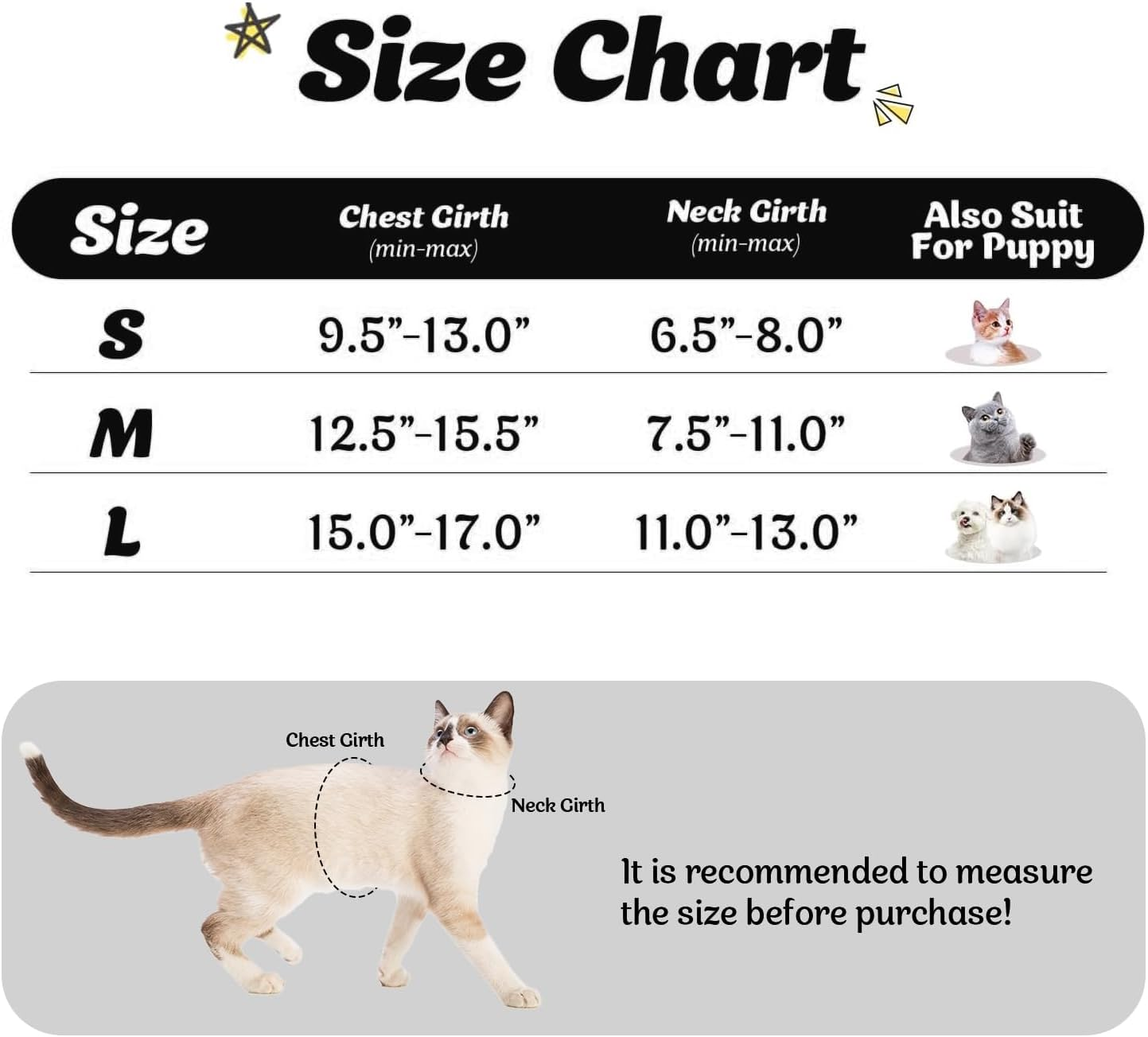 Cat Harness and Leash Set for Walking Escape Proof Small Cat and Dog Harness Soft Mesh Harness Adjustable Cat Vest Harness with Reflective Strap Comfort Fit for Pet Kitten Puppy Rabbit