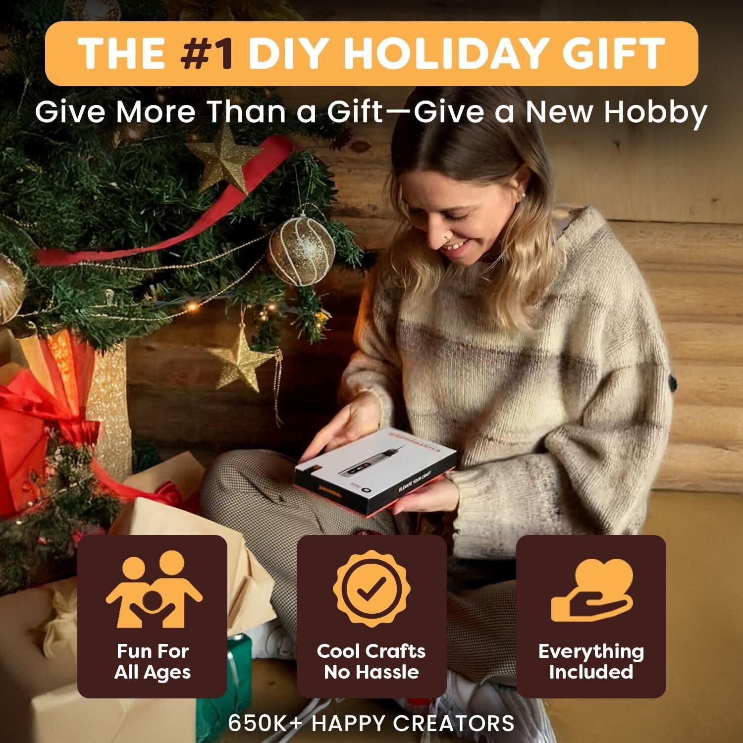 Customizer Resparked Engraving Pen (Formerly Culiau): Ultimate Cordless Portable Tool for Artists & Diyers - Engrave 50+ Surfaces - Beginner Friendly - Rechargeable - Free 30 Bits & Mastery Guide image number 2