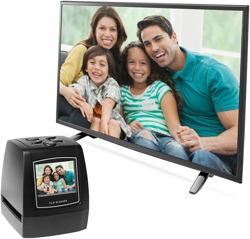 Scanner,Portable Negative Film Scanner 35Mm 135Mm Slide Film Converter Photo Digital Image Viewer with 2.4 image number 1