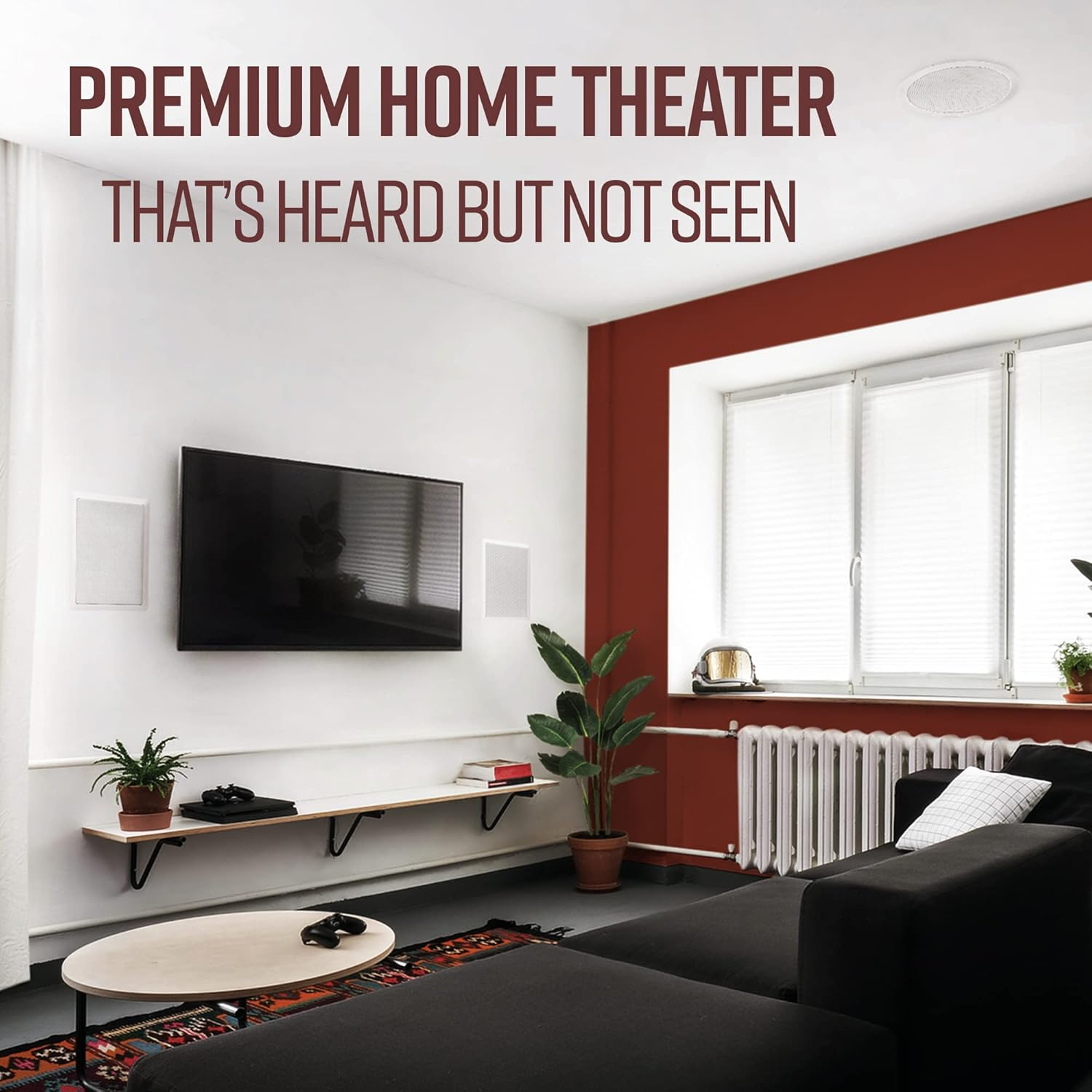 Polk Audio Rc80I In-Ceiling/In-Wall 2-Way Speakers | 1 Pair | White image number 1