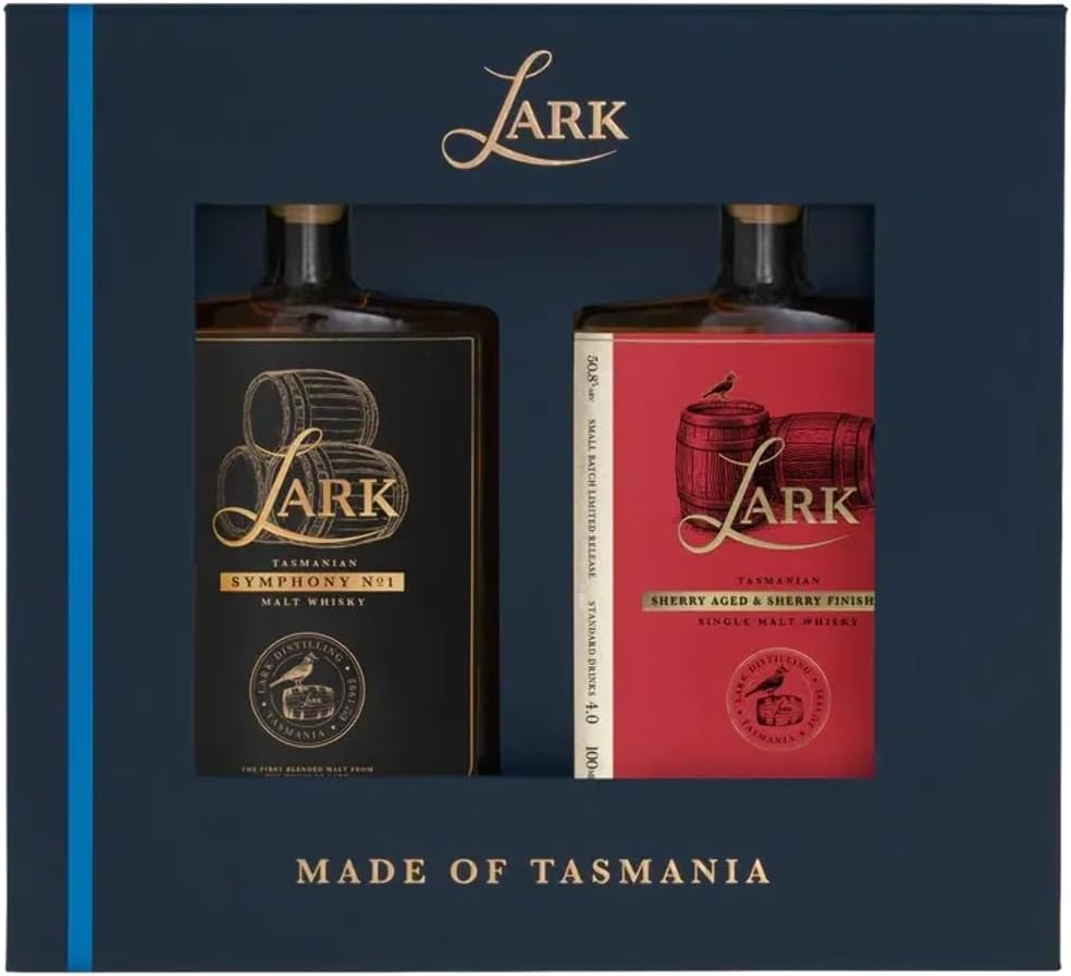 Lark Sherry Aged & Sherry Finished II + Symphony No.1 Whisky Gift Pack 100Ml