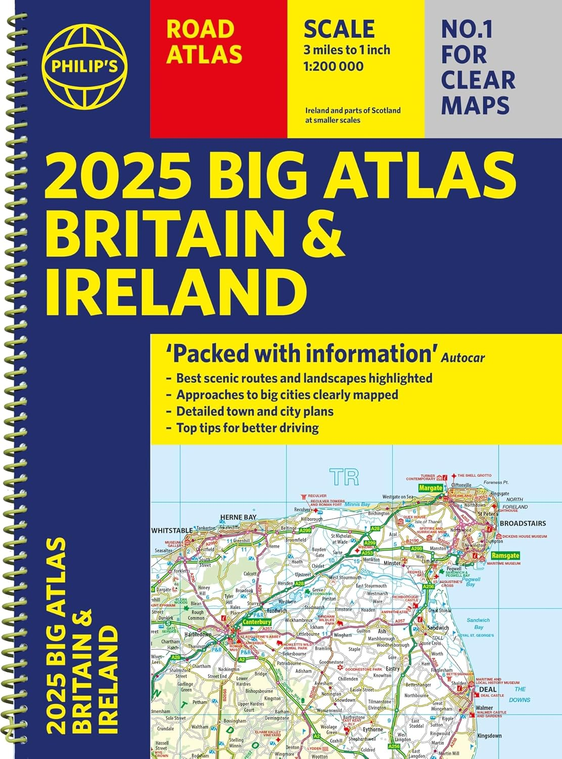 Philip'S Big Road Atlas of Britain and Ireland: (A3 Spiral Binding) image number 5