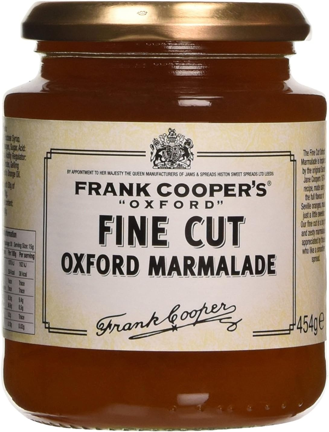 Frank Cooper'S Fine Cut Oxford Marmalade, 454 G - 454 G (Pack Of 1)