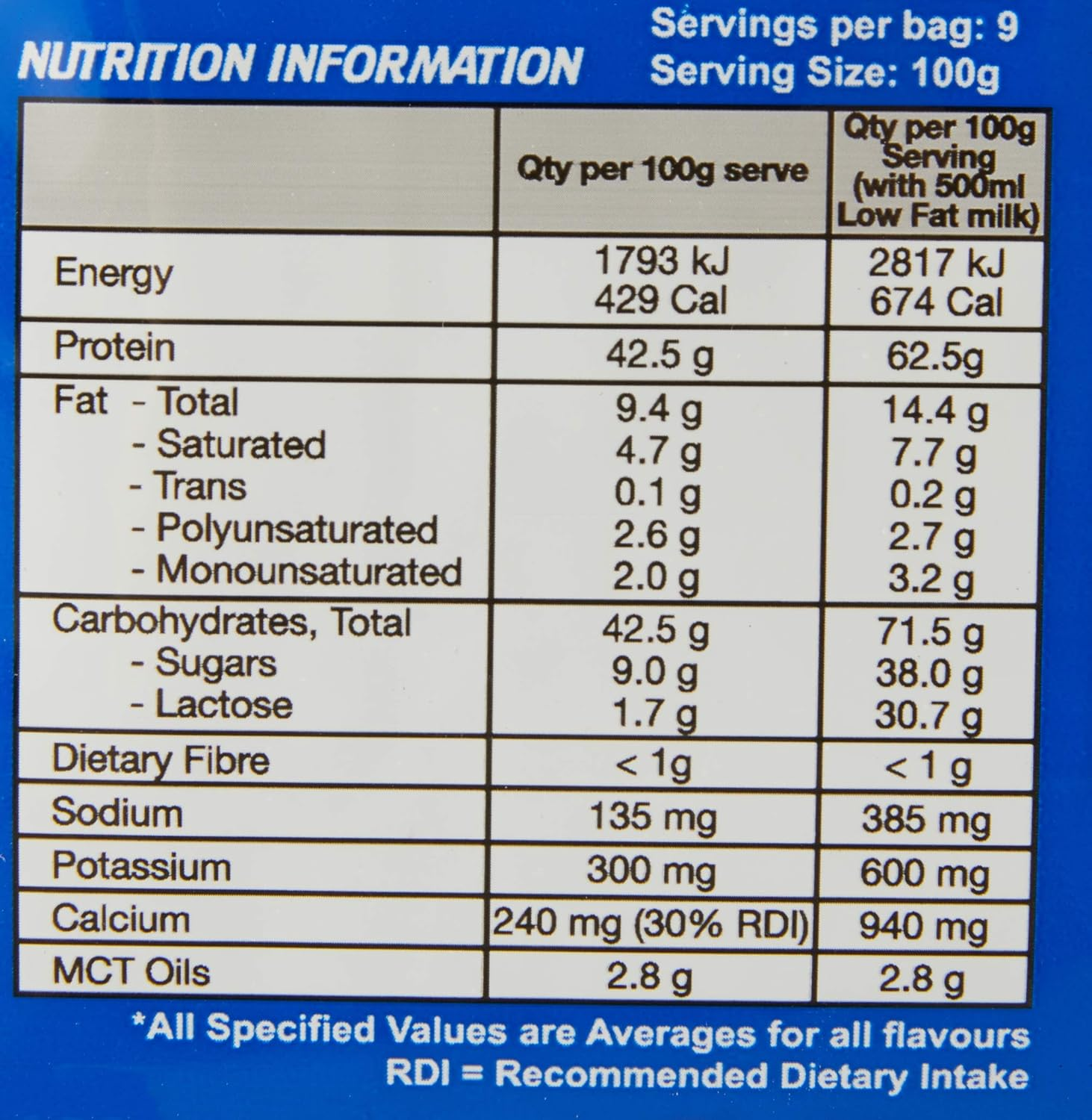 International Protein Extreme Mass Caramel Popcorn Flavour Weight Gainer Protein Powder 907 G image number 4