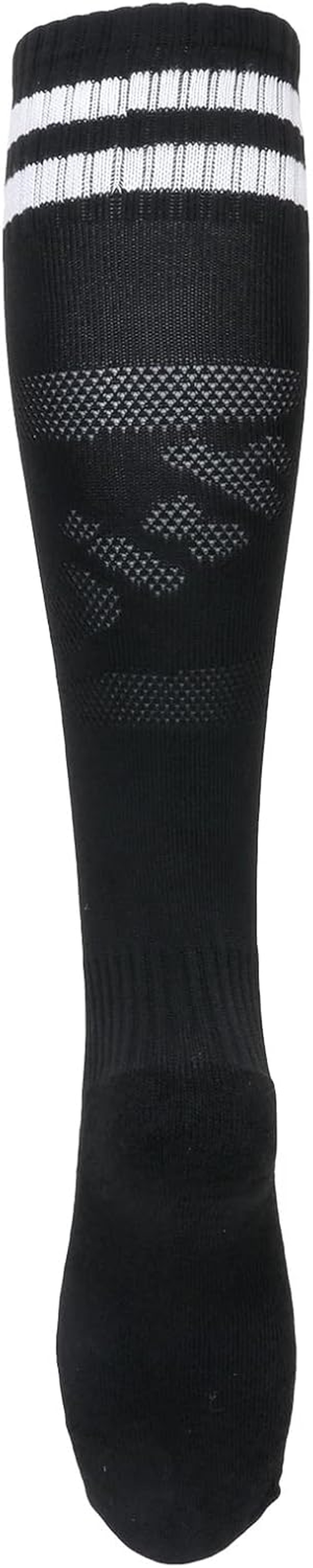 4 Pairs Soccer Socks, High Knee Football Socks for Youth Boys Girls Kids Adults image number 1