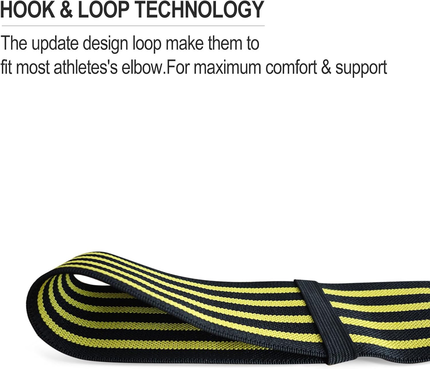 Elbow Wraps for Weightlifting：Elbow Sleeve Support for Bench Press, Cross Training & Powerlifting - Elbow Straps for Weightlifting Gym Men Women image number 5