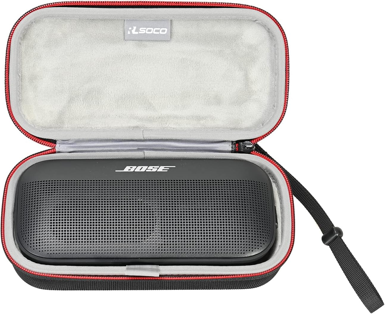 RLSOCO Carrying Case for Bose Soundlink Flex Portable Bluetooth Speaker (2Nd Gen) - Grey Case