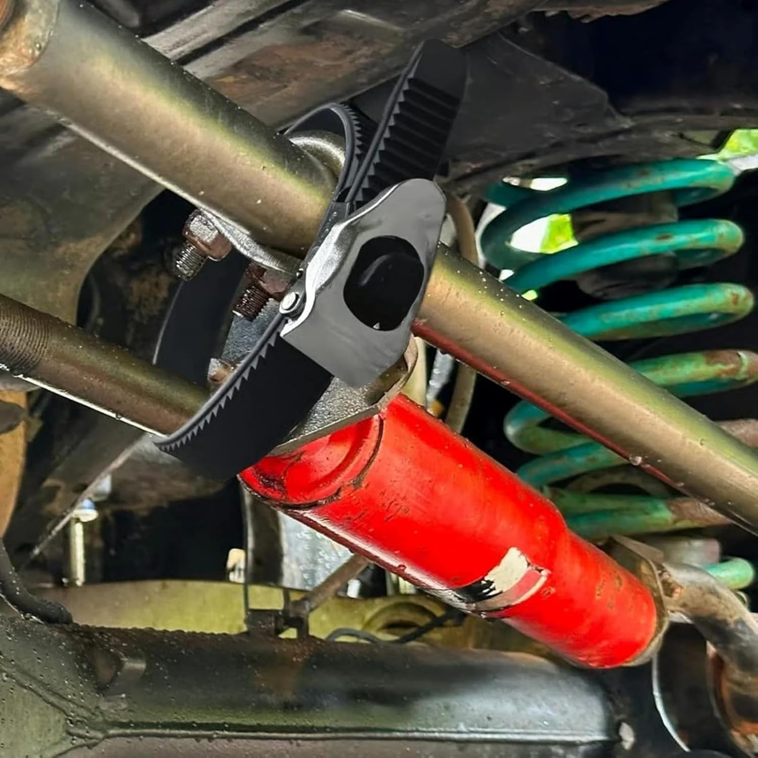 Heavy-Duty Stainless Steel Grip Lock Straps, Reusable Adjustable Locking Belt with Metal Buckle, Strong Ratchet Tie down Straps for Luggage, Cargo, Bikes, and Daily Use (6Pcs) - 4Pcs image number 3