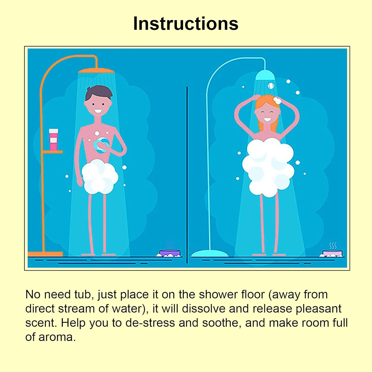 8PCS Mixed Aromatherapy 30G Mini Bath Bombs Tablets - Relaxing Fragrance with Essential Oils, Perfect for Home Spa Sessions image number 2